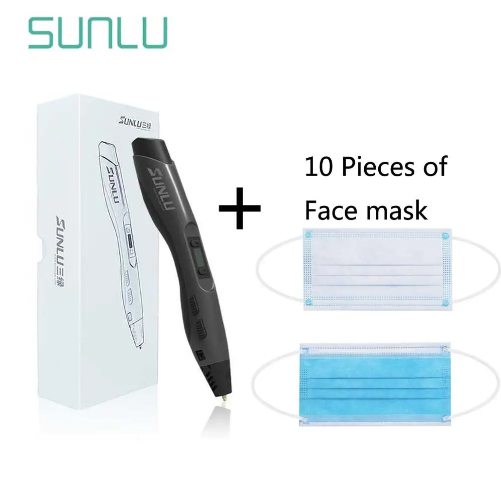 SUNLU 3D Pen SL300A Refill ABS/PLA/PCL Filament 1.75mm Black 3D Sunlu Drawing Printing Pen for Kids&Adult Fathers' Day Gifts
SUNLU 3D Pen SL300A Refill ABS/PLA/PCL Filament 1.75mm Black 3D Sunlu Drawing Printing Pen for Kids&Adult Fathers' Day Gifts