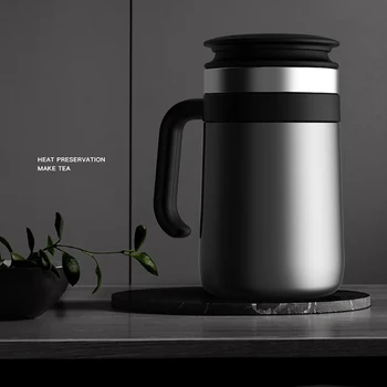 Business Insulated Tea Mug 480ml Large Capacity 304 Stainless Steel with Handgrip with Lid Office Water Thermoses for Men
Business Insulated Tea Mug 480ml Large Capacity 304 Stainless Steel with Handgrip with Lid Office Water Thermoses for Men
