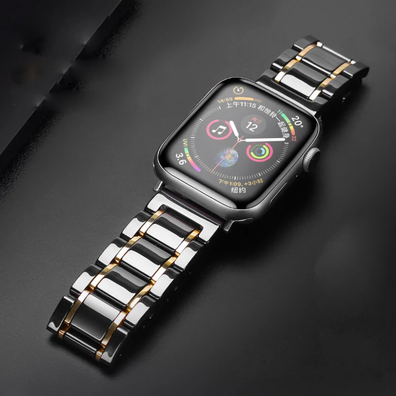 Ceramics correa for apple watch bands Series 5 4 44 40mm Bracelet for iwatch band 3 2 38 42mm Fhx-38h women men watches strap
Ceramics correa for apple watch bands Series 5 4 44 40mm Bracelet for iwatch band 3 2 38 42mm Fhx-38h women men watches strap