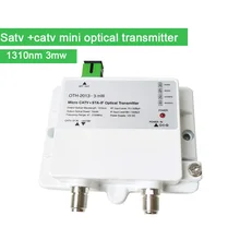 CATV SATV SC APC mini Micro Optical Transmitter FTTH 47-2150MHz OTH-2013-3mW 1310nm single mode 12V DC fiber optics transmitter
CATV SATV SC APC mini Micro Optical Transmitter FTTH 47-2150MHz OTH-2013-3mW 1310nm single mode 12V DC fiber optics transmitter