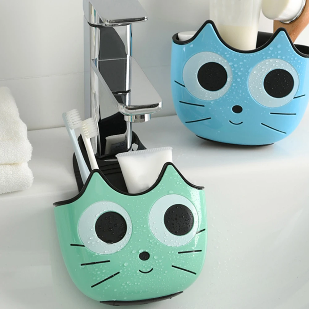 Lovely Cat Shape Sink Shelf Soap Sponge Drain Rack Bathroom Holder Storage Suction Cup Kitchen Organizer Sink Storage Basket
Lovely Cat Shape Sink Shelf Soap Sponge Drain Rack Bathroom Holder Storage Suction Cup Kitchen Organizer Sink Storage Basket