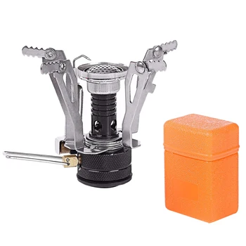 Outdoor Mini Folding Gas Stove Portable Camping Stove Wild Camping Integrated Mini Stove Cooking Picnic Split Stove With 
Outdoor Mini Folding Gas Stove Portable Camping Stove Wild Camping Integrated Mini Stove Cooking Picnic Split Stove With