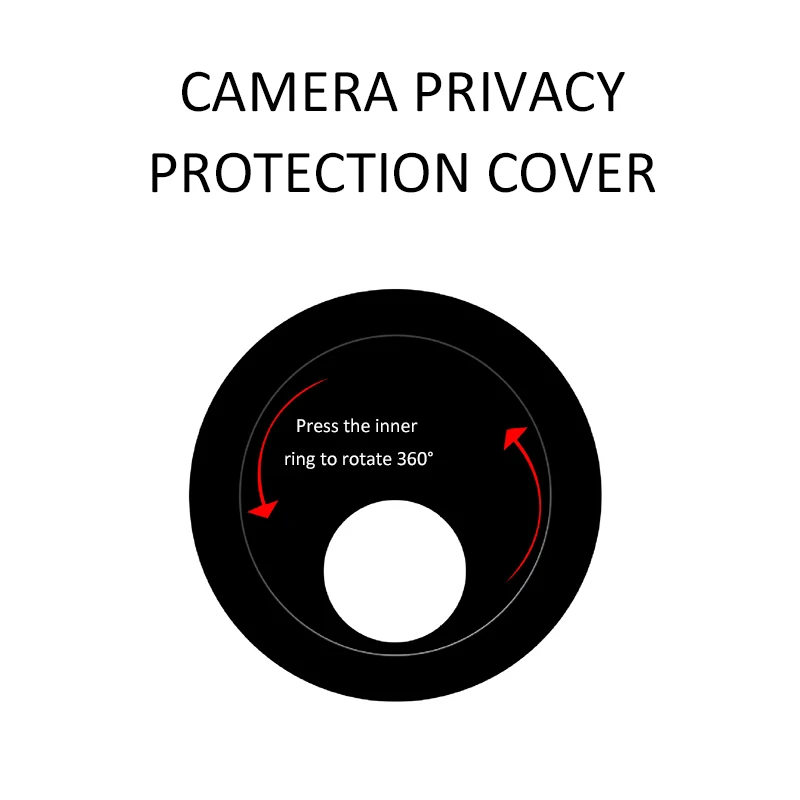 Circular Rotate Webcam Cover Cache Webcam Slider Camera Cover Privacy Shutter Antispy Sticker For Web Cam IPad PC Tablet Phone
Circular Rotate Webcam Cover Cache Webcam Slider Camera Cover Privacy Shutter Antispy Sticker For Web Cam IPad PC Tablet Phone