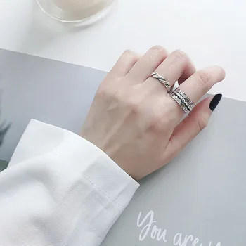 925 Sterling Silver Irregular Surface Thai Silver Ring Geometric Open Finger Ring For Women Minimalist Accessories Gifts S-R677
925 Sterling Silver Irregular Surface Thai Silver Ring Geometric Open Finger Ring For Women Minimalist Accessories Gifts S-R677