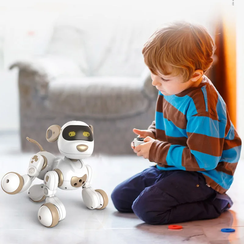 AMWELL 18011 Decatur Robot Dog Children Remote Control Electric Dialogue Walking Singing Pet Dog Educational Toy
AMWELL 18011 Decatur Robot Dog Children Remote Control Electric Dialogue Walking Singing Pet Dog Educational Toy