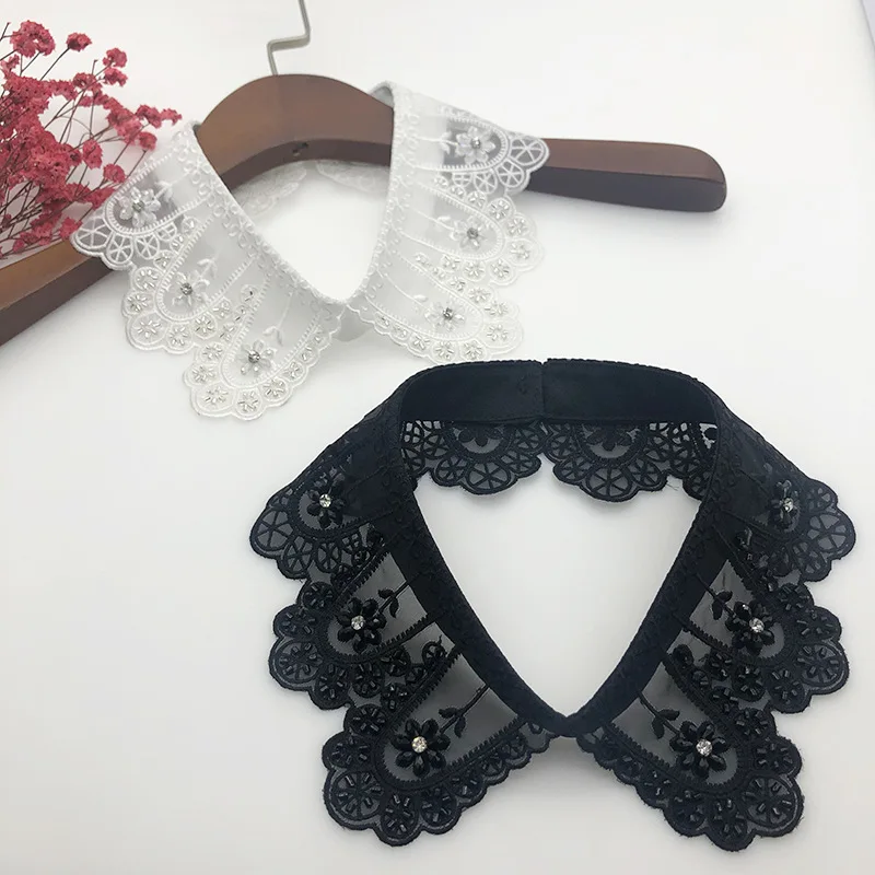 Women Handmade Beads Fake False Collars Solid Color Sweater Dress Bouse Tops Detachable Collars Necklace Choker Decorative
Women Handmade Beads Fake False Collars Solid Color Sweater Dress Bouse Tops Detachable Collars Necklace Choker Decorative