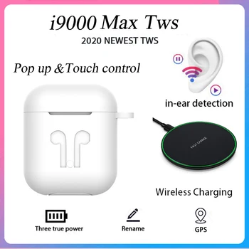 2020 New Original i90000 Max TWS 1:1 Air 2 In ear Bluetooth Earphone Mini Wireless Sport Headset Wireless Charger Earbud Elari
2020 New Original i90000 Max TWS 1:1 Air 2 In ear Bluetooth Earphone Mini Wireless Sport Headset Wireless Charger Earbud Elari