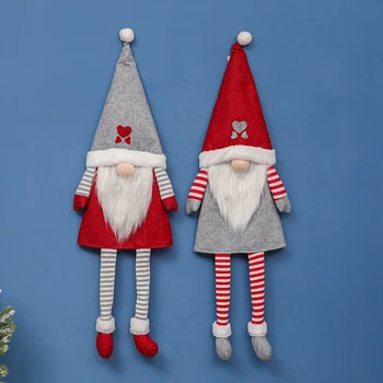 2 Pcs Christmas Decor Long Hat Santa Gnome Plush Doll Ornament Tree Top Star Faceless Forest Old Man Xmas Tree Hanging
2 Pcs Christmas Decor Long Hat Santa Gnome Plush Doll Ornament Tree Top Star Faceless Forest Old Man Xmas Tree Hanging