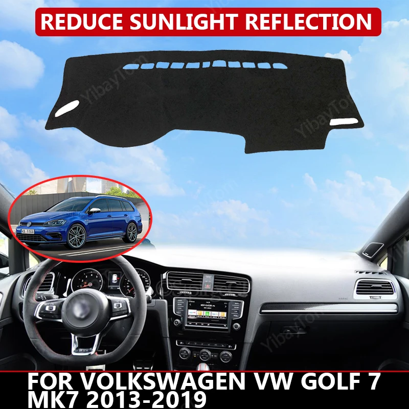 Коврик для приборной панели автомобиля Volkswagen VW Golf 7 MK7 2013-19 | Автомобили и