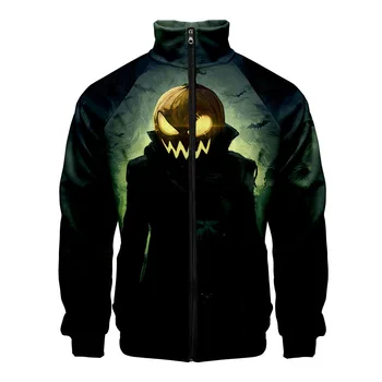Funny Pumpkin 3D Printed Men's Jacket Long Sleeve Stand Collar Zipper Tracksuit Casual Jacket Coat for Winter Halloween Costumes
Funny Pumpkin 3D Printed Men's Jacket Long Sleeve Stand Collar Zipper Tracksuit Casual Jacket Coat for Winter Halloween Costumes