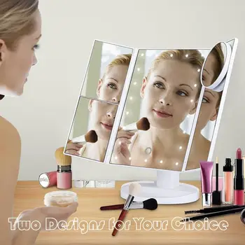 Luminous Mirror Lamp Beauty 22 LED Folding Home Decor LED Magnifying Bathroom Makeup Mirrors Makeup Mirrors Cosmetic
Luminous Mirror Lamp Beauty 22 LED Folding Home Decor LED Magnifying Bathroom Makeup Mirrors Makeup Mirrors Cosmetic