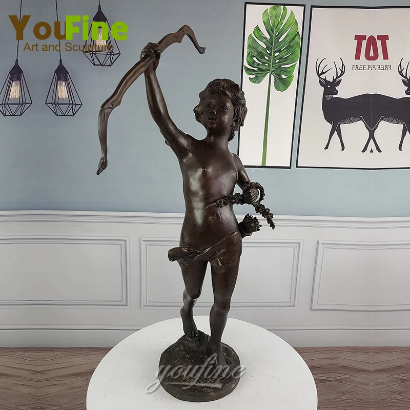 83 см Бронзовая статуя Купидона Западное искусство Бронзовая Скульптура Ангела мифология Купидона статуэтки античные ремесла украшение для дома орнамент
83 см Бронзовая статуя Купидона Западное искусство Бронзовая Скульптура Ангела мифология Купидона статуэтки античные ремесла украшение для дома орнамент