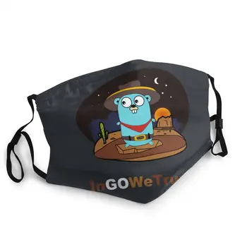 Gopher In Go We Trust Programmer Non-Disposable Face Mask Anti Haze Dustproof Mask Protection Mask Respirator Mouth Muffle
Gopher In Go We Trust Programmer Non-Disposable Face Mask Anti Haze Dustproof Mask Protection Mask Respirator Mouth Muffle