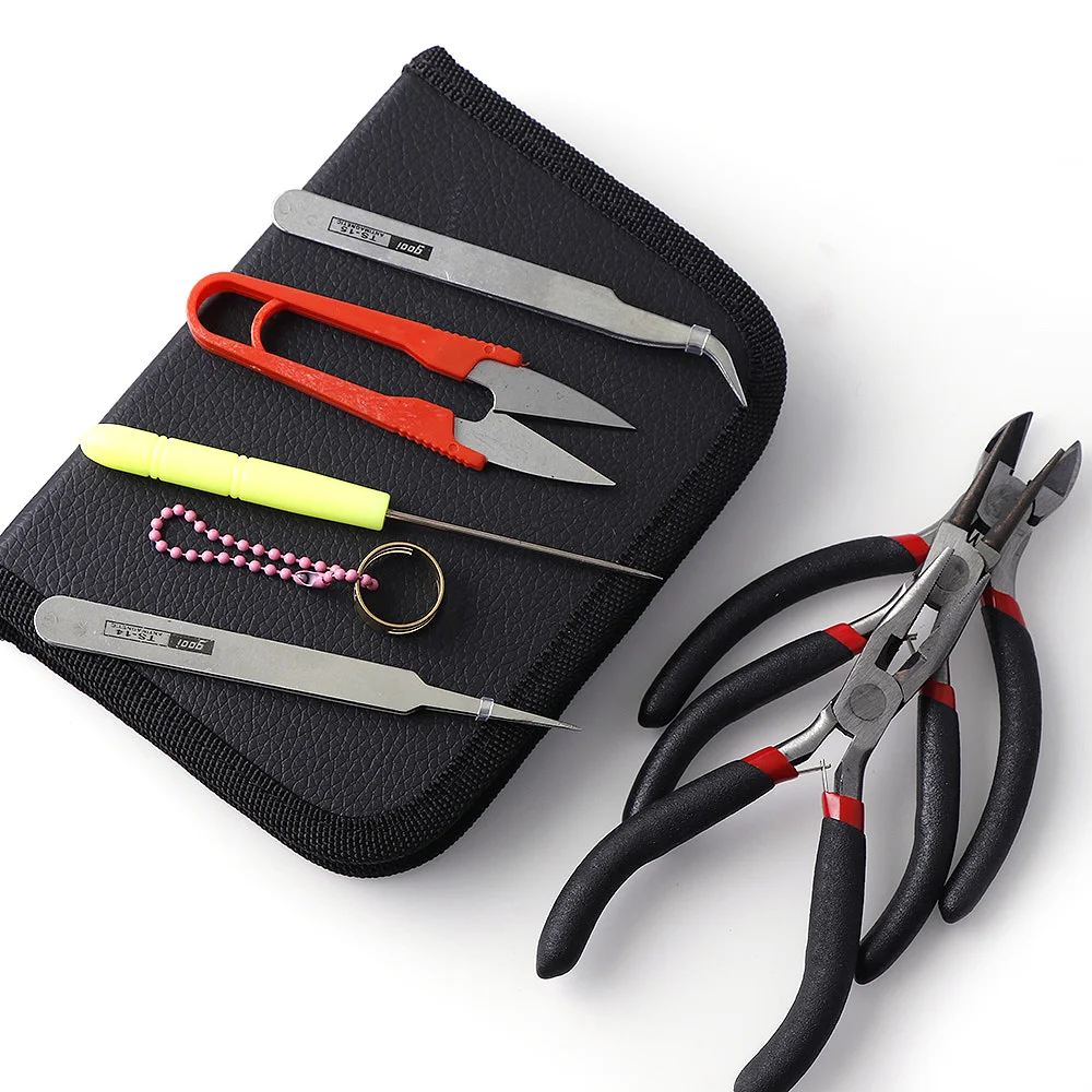 8PCS/Set Jewelry Making Tools with Plies and Scissor Beading Tool Kit Cutting Pliers for DIY Tools Package Beaders Tweezers
8PCS/Set Jewelry Making Tools with Plies and Scissor Beading Tool Kit Cutting Pliers for DIY Tools Package Beaders Tweezers