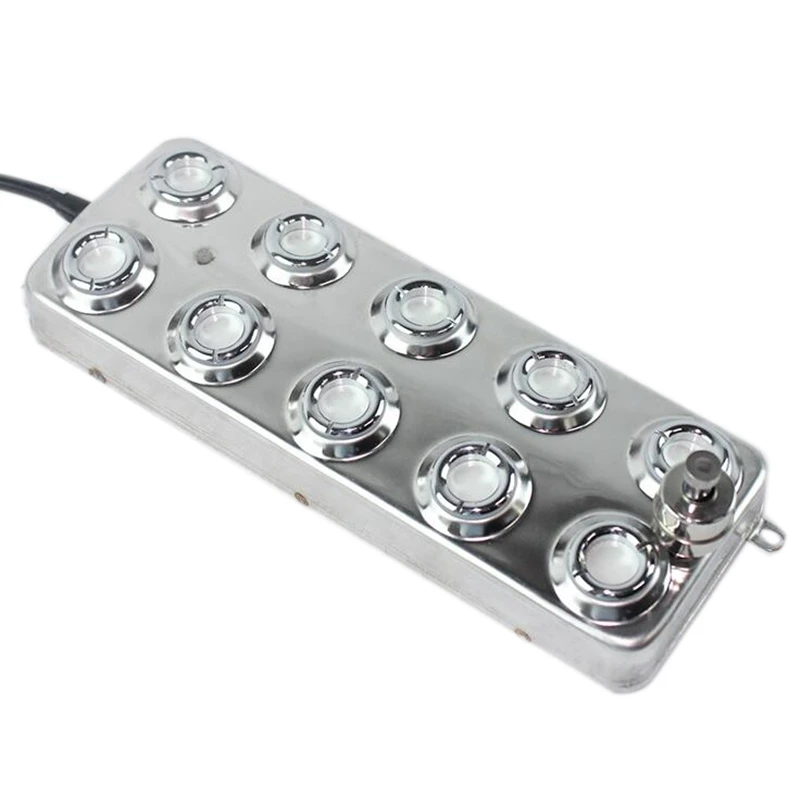 Stainless Steel 10 Head Fog Machine Mist Maker Industrial Humidifier Ultrasonic Spray Water Fountain Pond Atomizer Without Power
Stainless Steel 10 Head Fog Machine Mist Maker Industrial Humidifier Ultrasonic Spray Water Fountain Pond Atomizer Without Power
