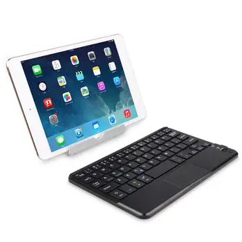 Ultra-thin mini wireless Bluetooth 59-key keyboard with touchpad for tablet Ipad / PC / Samsung Tab / Tablet with wireless
Ultra-thin mini wireless Bluetooth 59-key keyboard with touchpad for tablet Ipad / PC / Samsung Tab / Tablet with wireless