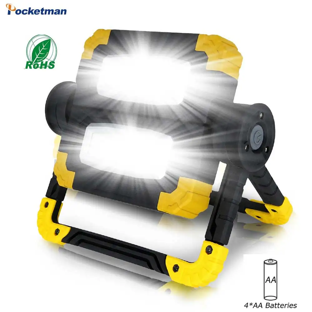 7500lm Led Portable Spotlight Waterproof Searchlight LED 150W Work Light Powered by 4*AA Battery Hunting Camping
7500lm Led Portable Spotlight Waterproof Searchlight LED 150W Work Light Powered by 4*AA Battery Hunting Camping