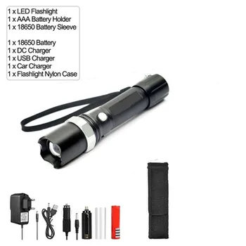 6200LM Super Bright Led flashlight DC linterna led torch T6/L2/V6 Power Tips Zoomable Bicycle Light 18650 Rechargeable
6200LM Super Bright Led flashlight DC linterna led torch T6/L2/V6 Power Tips Zoomable Bicycle Light 18650 Rechargeable