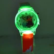 2019 relógio para crianças com fonte de luz cor eletrônica meninas presente relógios de pulso das crianças princesa elsa relógio das crianças(China)