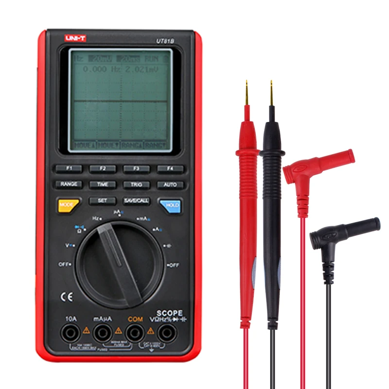 

UNI-T UT81B Scope Multimeters Input Sensitivity Diode USB Interface Voltage Capacitance Meter Oscilloscope Electrica