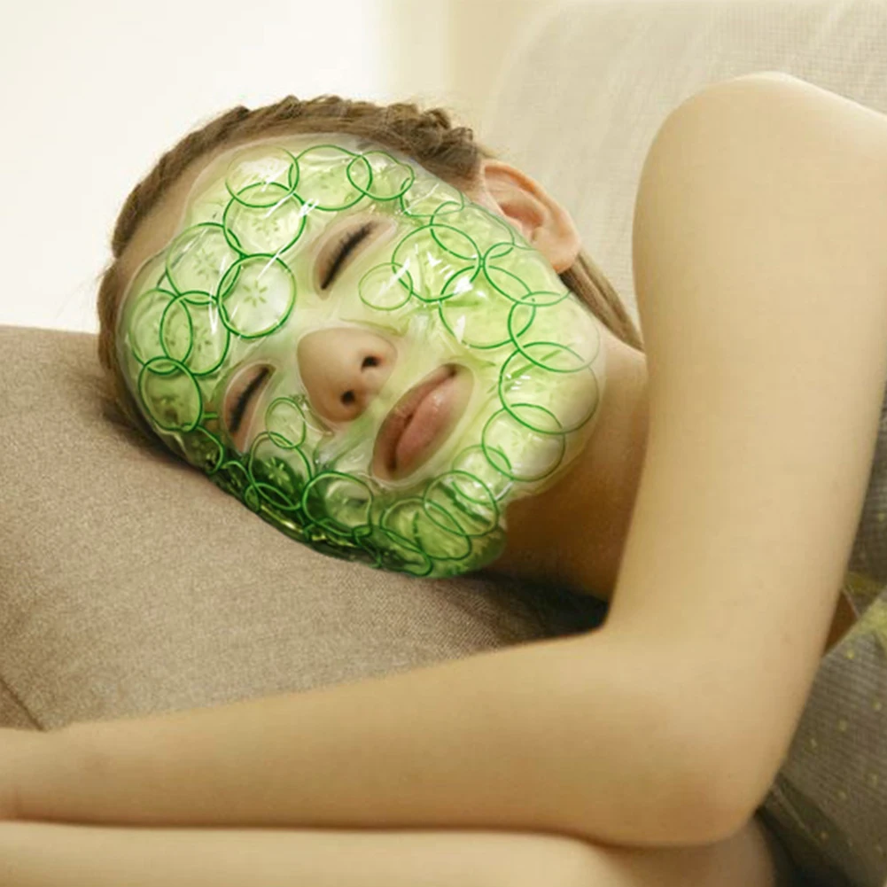 1Pc Gel Facial Mask Reusable Gel Face Mask Hot Cold Compress Pack for Puffy Eyes, Migraines, Inflamed Skin
1Pc Gel Facial Mask Reusable Gel Face Mask Hot Cold Compress Pack for Puffy Eyes, Migraines, Inflamed Skin