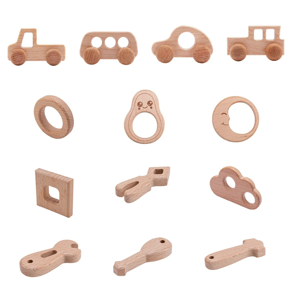 Creative Wooden Teether Baby Born Car Moon Geometric Circle Beech Teethers Accessories Safe Teething For Newborn Infant Toys
Creative Wooden Teether Baby Born Car Moon Geometric Circle Beech Teethers Accessories Safe Teething For Newborn Infant Toys