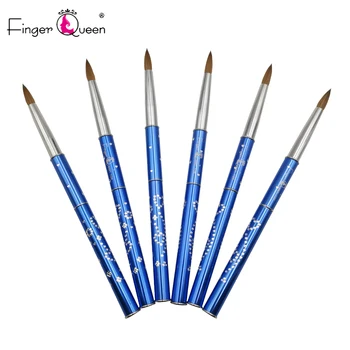 Blue Handle Sable Acrylic Brush Flat Round Alloy Handle Brush UV Gel Poly Brush for Nail Art Gel Builder Brush B078
Blue Handle Sable Acrylic Brush Flat Round Alloy Handle Brush UV Gel Poly Brush for Nail Art Gel Builder Brush B078