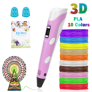 3D Printing Pen Drawing Painting Pens Adjustable Temperature with USB Cable PLA Filament Educational Toy for Kids DIY Graffiti
3D Printing Pen Drawing Painting Pens Adjustable Temperature with USB Cable PLA Filament Educational Toy for Kids DIY Graffiti