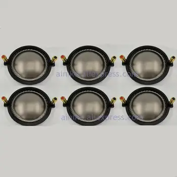 6pcs/lots Replacement Titanium Diaphragm for B&C DE800, WGX800-8 Driver 74.46mm CCAR flat wire 8 ohm or 16 ohm
6pcs/lots Replacement Titanium Diaphragm for B&C DE800, WGX800-8 Driver 74.46mm CCAR flat wire 8 ohm or 16 ohm