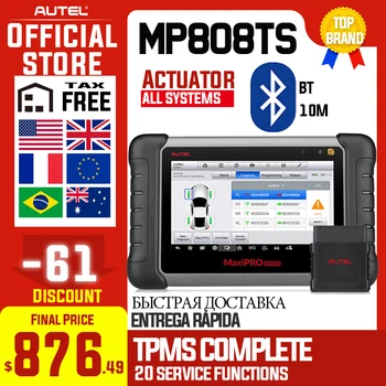 Autel MaxiPRO MP808TS OBD2 Car Diagnostic Scan Tool Programing TPMS/EPB/BMS/DPF/SAS/TPMS/IMMO Automotive Diagnostic Scanner
Autel MaxiPRO MP808TS OBD2 Car Diagnostic Scan Tool Programing TPMS/EPB/BMS/DPF/SAS/TPMS/IMMO Automotive Diagnostic Scanner