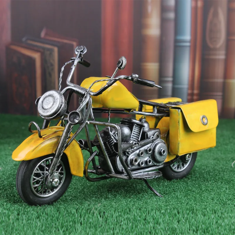 Handmade Motorcycle Model Retro Iron Classic Car Harley-Davidson Modified Motorcycle Storefront Decoration Desktop Ornaments
Handmade Motorcycle Model Retro Iron Classic Car Harley-Davidson Modified Motorcycle Storefront Decoration Desktop Ornaments