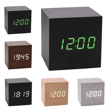 LED Alarm Clock Wooden Desktop Decoration Luminous Digital Wood Clock Ornaments Home Decoration Retro Clocks Table Decor
LED Alarm Clock Wooden Desktop Decoration Luminous Digital Wood Clock Ornaments Home Decoration Retro Clocks Table Decor