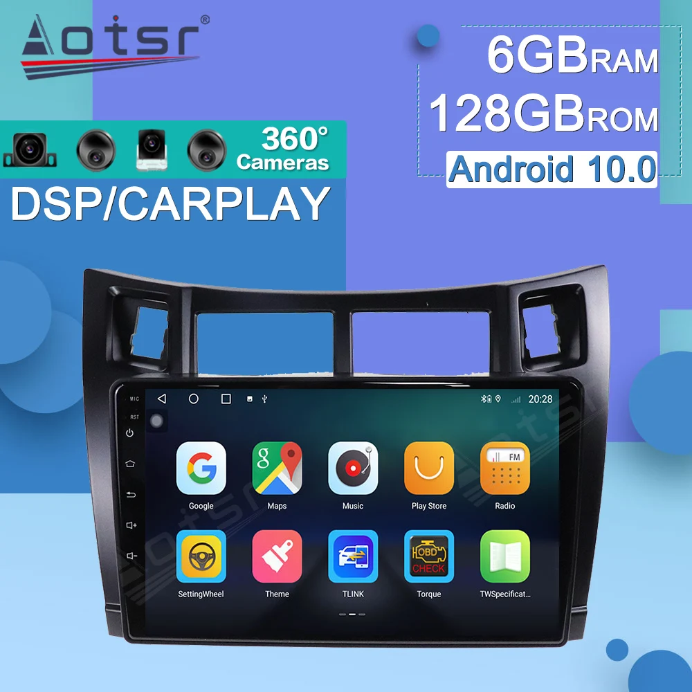 For Toyota Yaris 2008 2009 - 2011 Car Radio Multimedia Video Player Navigation GPS Android 2 Din Stereo Receiver Head Unit DSP
For Toyota Yaris 2008 2009 - 2011 Car Radio Multimedia Video Player Navigation GPS Android 2 Din Stereo Receiver Head Unit DSP