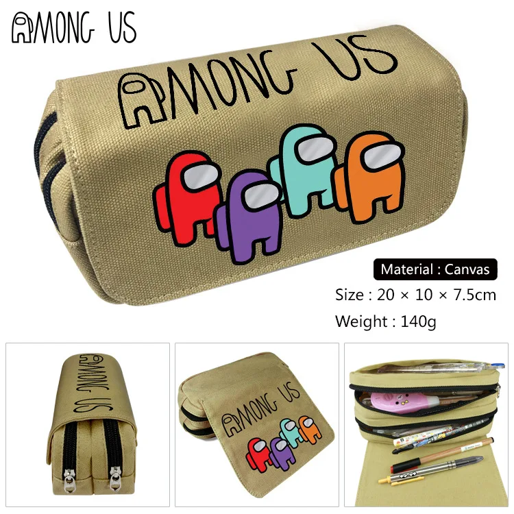 Among us Pencil Case Canvas Pencil Case Student Animation Stationery Pencil Case sabotage impostors multifunctional pencil case
Among us Pencil Case Canvas Pencil Case Student Animation Stationery Pencil Case sabotage impostors multifunctional pencil case