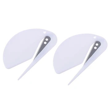 2 X Plastic Letter Opener Mail Envelope Opener Safety Paper Guarded Cutter Blade
2 X Plastic Letter Opener Mail Envelope Opener Safety Paper Guarded Cutter Blade