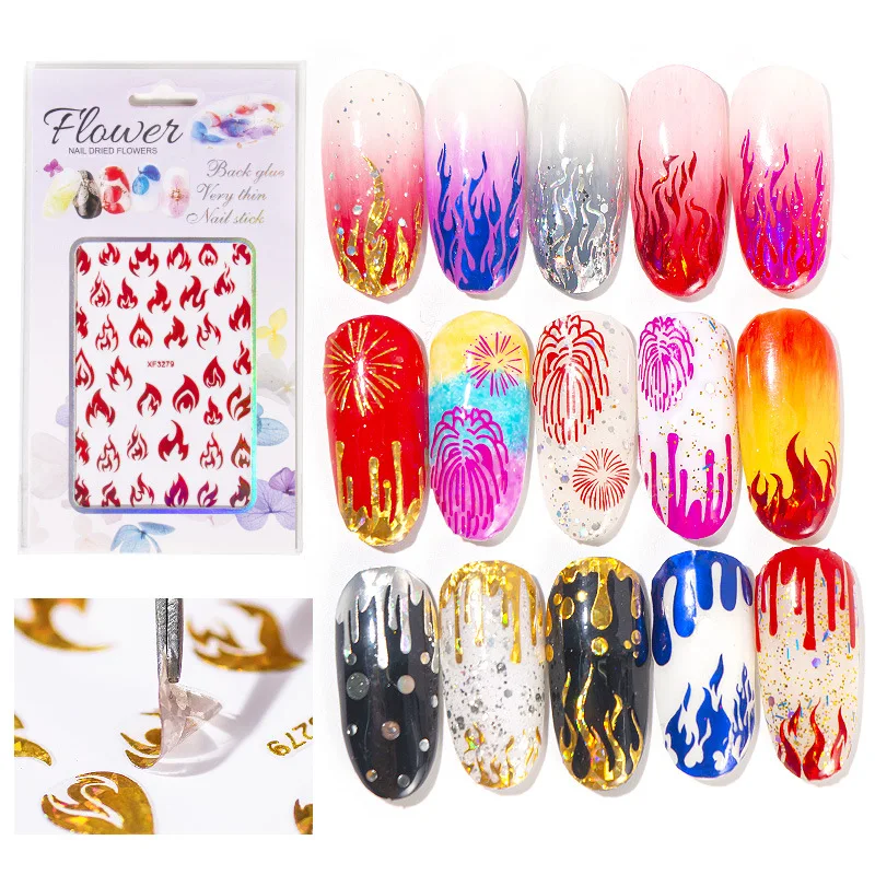 15.2 * 8CM Nail Sticker Bright Flame Nail Sticker with Sticky Nail Sticker Waterproof Sticker Finished Product 30 Colors
15.2 * 8CM Nail Sticker Bright Flame Nail Sticker with Sticky Nail Sticker Waterproof Sticker Finished Product 30 Colors
