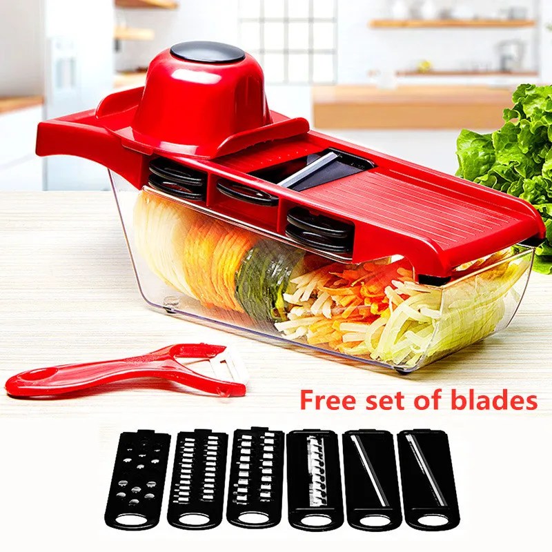 Kitchen 6 IN1 melon tool multi-function vegetable cutter grater manual cutter shredded vegetable sliced grater diced meat mincer
Kitchen 6 IN1 melon tool multi-function vegetable cutter grater manual cutter shredded vegetable sliced grater diced meat mincer