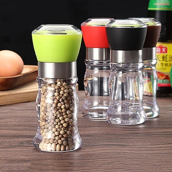 Manual Pepper Grinder Salt Spices Mill Shaker Transparent Grinding Tool Milling Cutter Machine Kitchen Tool
Manual Pepper Grinder Salt Spices Mill Shaker Transparent Grinding Tool Milling Cutter Machine Kitchen Tool