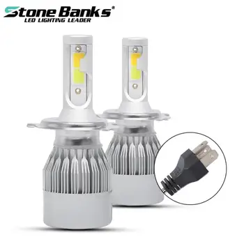 1/2 Pcs H4 Silver Double Color Temperature Car Led Headlight White Yellow Light 8000LM 6000 (high Beam) / 3000 (near Light)
1/2 Pcs H4 Silver Double Color Temperature Car Led Headlight White Yellow Light 8000LM 6000 (high Beam) / 3000 (near Light)