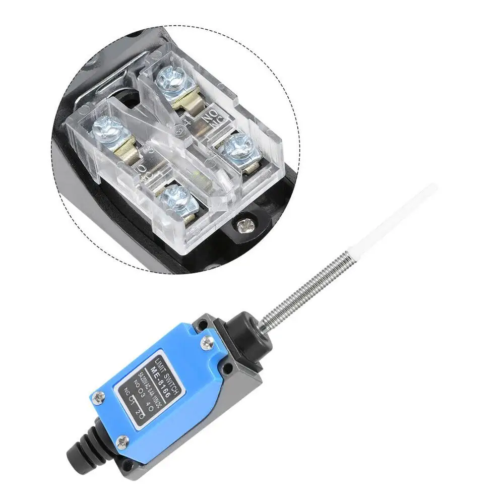 1pcs ME-8166 Flexible Rod Coil Spring Actuator Momentary Mini Limit Switch Momentary
1pcs ME-8166 Flexible Rod Coil Spring Actuator Momentary Mini Limit Switch Momentary