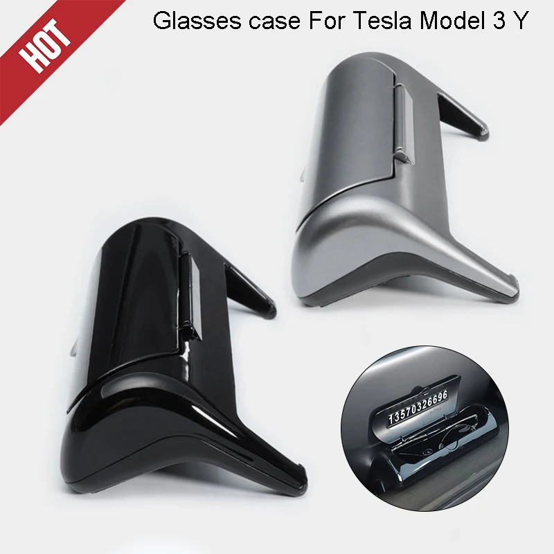 ABS Glasses case Storage Box for Tesla Model 3 Y Car center console storage box with Phone number card
ABS Glasses case Storage Box for Tesla Model 3 Y Car center console storage box with Phone number card