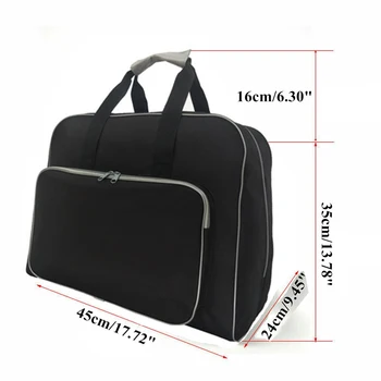 Capacity Sewing Machine Bag Travel Portable Storage Bag Waterproof Tote Bags 600D Oxford Cloth Nylon Zipper Sewing Machine Bag
Capacity Sewing Machine Bag Travel Portable Storage Bag Waterproof Tote Bags 600D Oxford Cloth Nylon Zipper Sewing Machine Bag