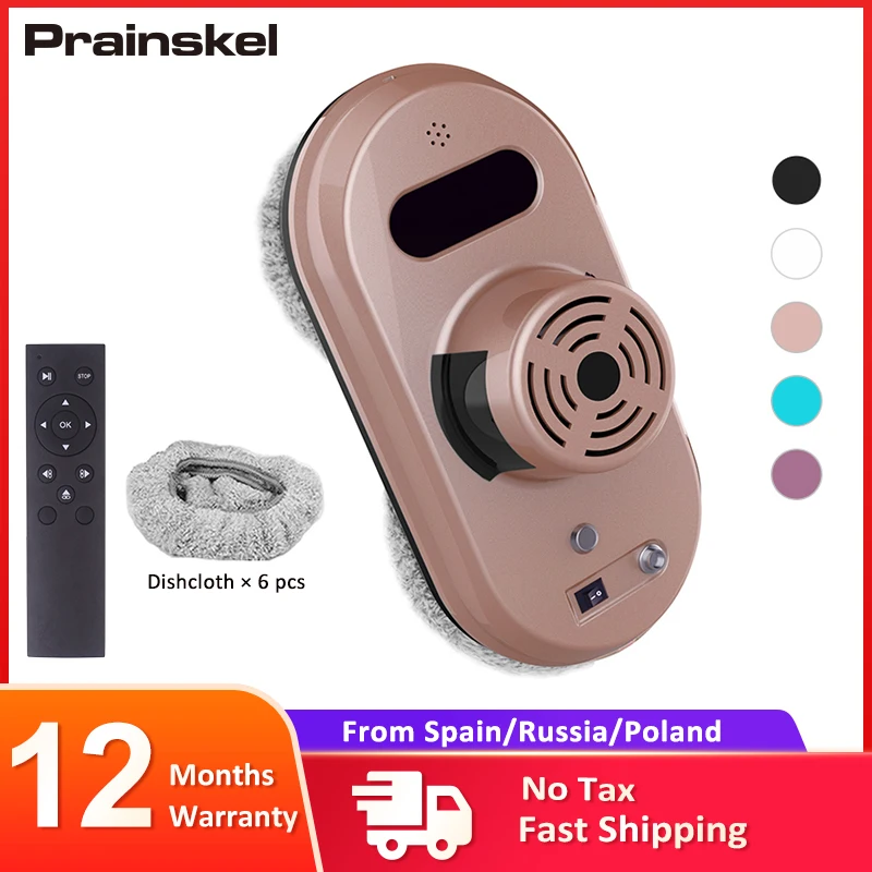 Prainskel Robotic Window Cleaner Robot Vacuum Cleaner for Windows Cleaning Window Washer Glass Cleaner Wiper nettoyage vitre
Prainskel Robotic Window Cleaner Robot Vacuum Cleaner for Windows Cleaning Window Washer Glass Cleaner Wiper nettoyage vitre