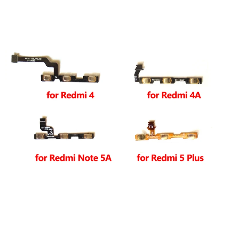 Power On Off Volume Button Switch Key Control Flex Cable Ribbon for Xiaomi Redmi Note 5 5A 4 4X 4A 3 2 Pro 5Plus
Power On Off Volume Button Switch Key Control Flex Cable Ribbon for Xiaomi Redmi Note 5 5A 4 4X 4A 3 2 Pro 5Plus
