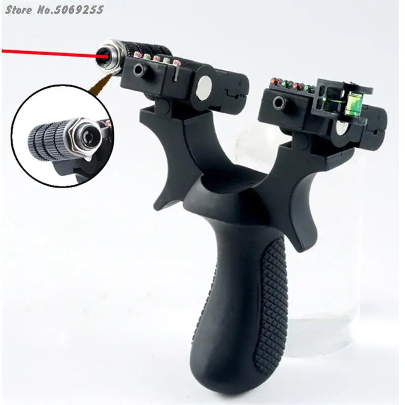 Resin Slingshot Catapult High Precision Outdoor Hunting Slingshot Laser Aiming Slingshot Using Flat Rubber Band
Resin Slingshot Catapult High Precision Outdoor Hunting Slingshot Laser Aiming Slingshot Using Flat Rubber Band