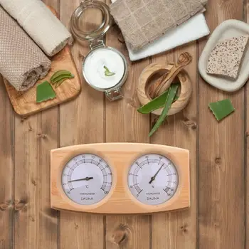20℃-140℃ Wooden Sauna Thermometer Hygrometer
20℃-140℃ Wooden Sauna Thermometer Hygrometer