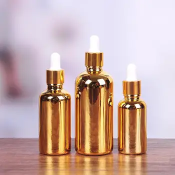 Empty Dropper Bottle Essential Oils Perfume Glass Bottle Refillable Golden Color Liquid Makeup Containers Travel Dropper Bottles
Empty Dropper Bottle Essential Oils Perfume Glass Bottle Refillable Golden Color Liquid Makeup Containers Travel Dropper Bottles