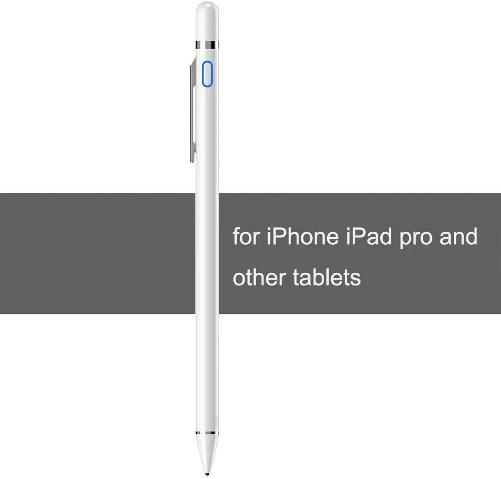 Stylus Pen for Touch Screens, Digital Pencil Active Pens Fine Point Stylist Compatible for iPhone iPad Pro and Other Tablets
Stylus Pen for Touch Screens, Digital Pencil Active Pens Fine Point Stylist Compatible for iPhone iPad Pro and Other Tablets