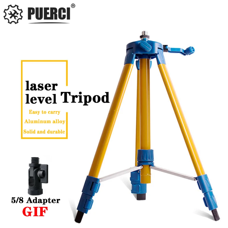 PUERCI 1.2m/1.5m Adjustable Metal Aluminum Holder for Laser Level Tripod & Measurement Tool Building Construction Tools
PUERCI 1.2m/1.5m Adjustable Metal Aluminum Holder for Laser Level Tripod & Measurement Tool Building Construction Tools