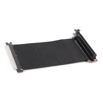 PCI Express PCI-e3.0 16x Flexible Cable Card Extension Port Adapter High Speed Riser Card Graphics Cards Connector Cable L type
PCI Express PCI-e3.0 16x Flexible Cable Card Extension Port Adapter High Speed Riser Card Graphics Cards Connector Cable L type